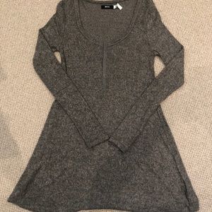 Urban Outfitters Button Front Knit Skater Dress